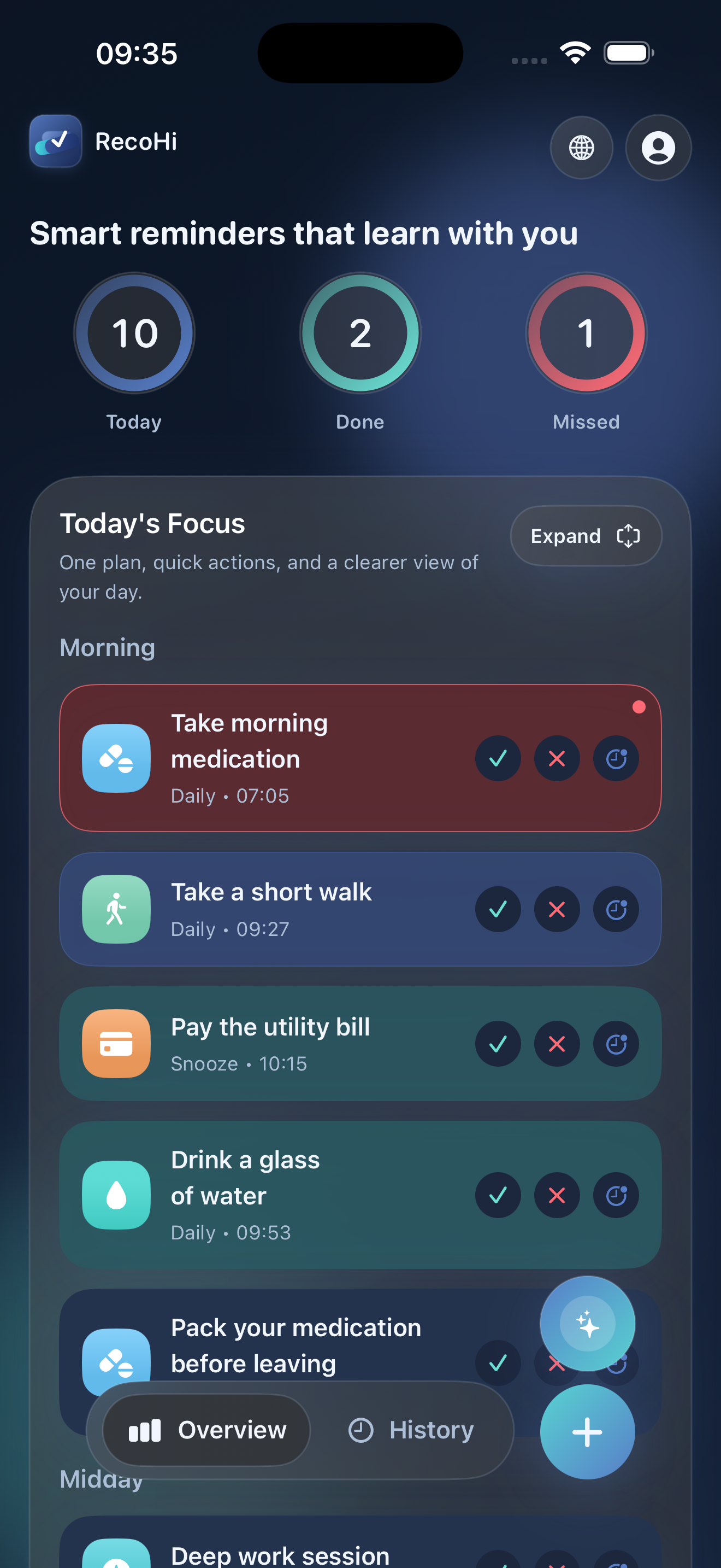 RecoHi iPhone screenshot 1